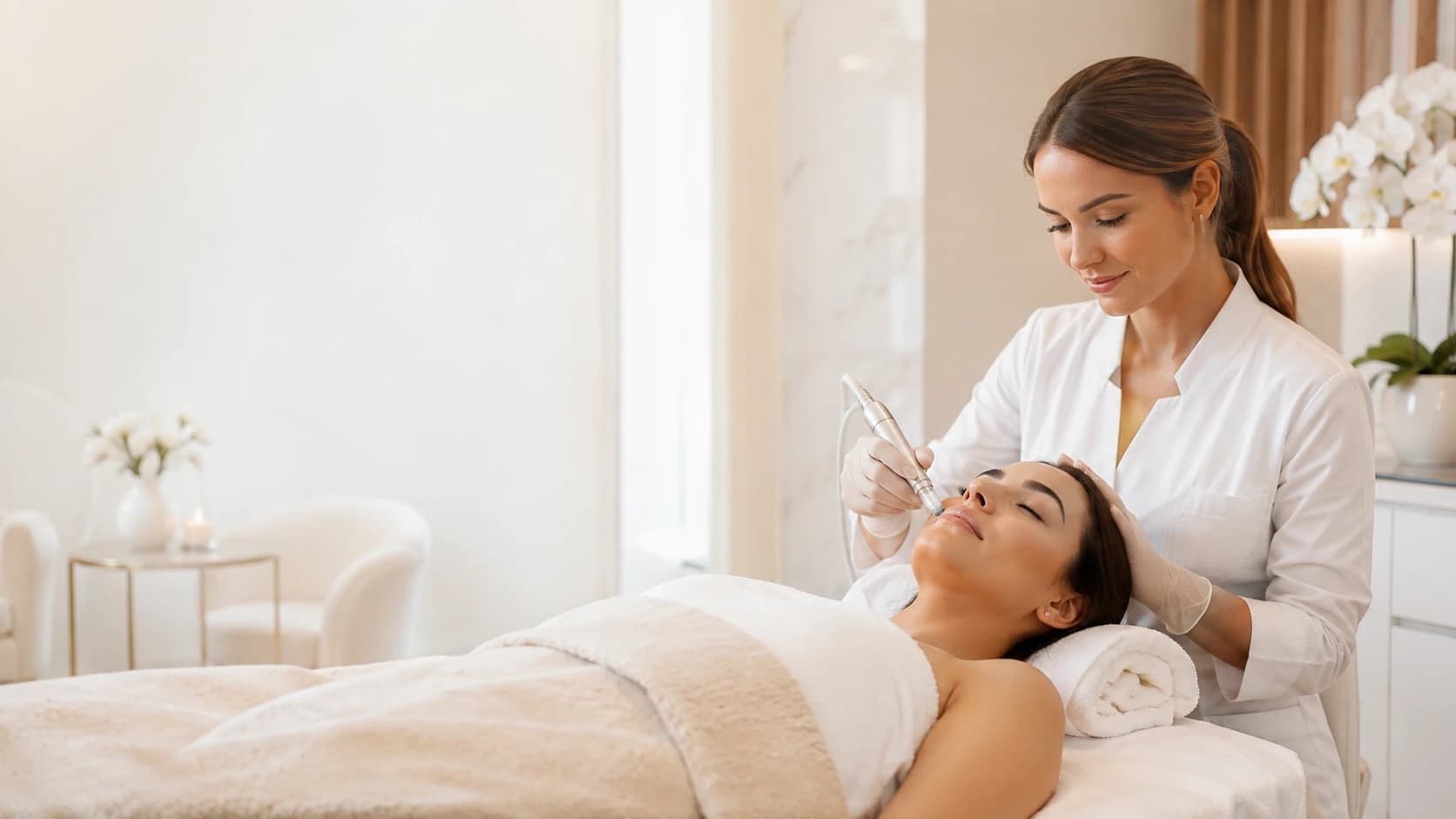 Clínica de estética com atendimento e agendamento pelo WhatsApp